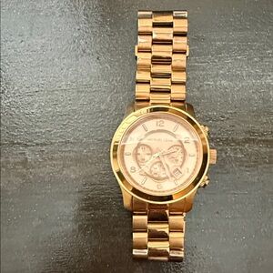 Michael Kors Rose Gold Chronograph Watch